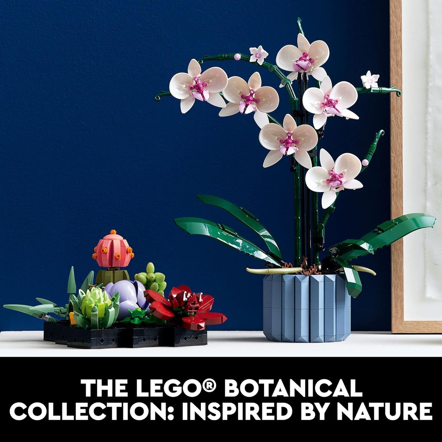 LEGO Icons Orchid Artificial Plant, Building Set with Flowers, Home Décor Gift for Adults, Botanical Collection, Great Gift for Birthday and Anniversary for Her and Him, 10311